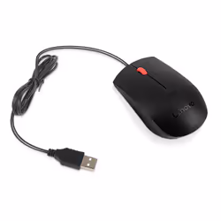 Lenovo 4Y51M03357, Ambidestro, Ottico, USB tipo A, 1600 DPI, Nero