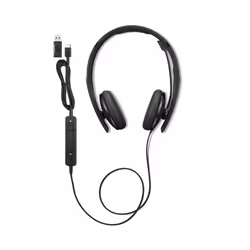 Lenovo 4XD1M39028 cuffia e auricolare Cablato A Padiglione USB tipo-C Nero - Vista aggiuntiva 7