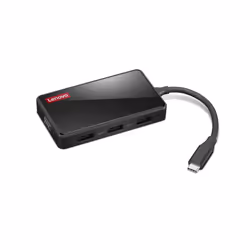 Lenovo GX91M73945, Cablato, USB 3.2 Gen 1 (3.1 Gen 1) Type-C, Nero, 4K Ultra HD, 30 Hz, CB, CE