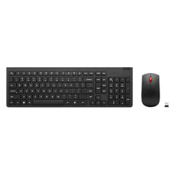 Lenovo 4X31N50745 tastiera Mouse incluso Casa/ufficio RF Wireless QWERTY Inglese UK Nero
