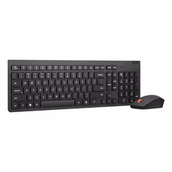 Lenovo 4X31N50708, Full-size (100%), Wireless, RF Wireless, QWERTY, Nero, Mouse incluso
