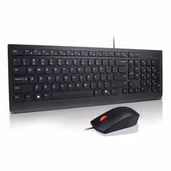 Lenovo Essential Wired Combo Black US Euro tastiera Mouse incluso Universale USB Nero - Vista aggiuntiva 2