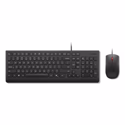 Lenovo 4X31R64414, Full-size (100%), Cablato, USB, Nero, Mouse incluso