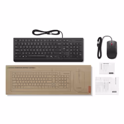 Lenovo 4X31R64414 tastiera Mouse incluso Universale USB Tedesco Nero - Vista aggiuntiva 4