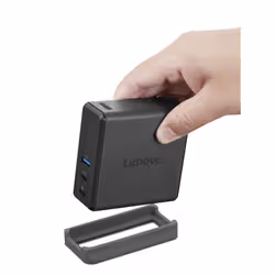 Lenovo G0AE0065EU replicatore di porte e docking station per laptop Cablato USB 3.2 Gen 1 (3.1 Gen 1) Type-C Nero, Grigio - Vista aggiuntiva 7