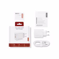 Lenovo G0A6065WEU Caricabatterie per dispositivi mobili Universale Bianco AC Interno - Vista aggiuntiva 8