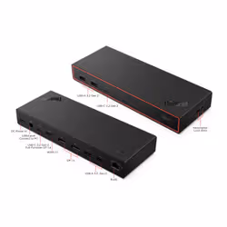 Lenovo ThinkPad USB4 Dock 5000 (with 135W Adapter) Cablato Nero - Vista aggiuntiva 7