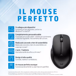 HP Mouse wireless multi-dispositivo 435 - Vista aggiuntiva 7