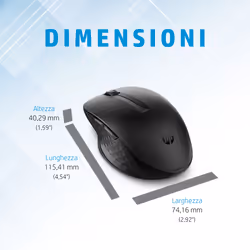 HP Mouse wireless multi-dispositivo 435 - Vista aggiuntiva 8