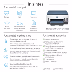 HP Smart Tank Stampante multifunzione 7006 - Vista aggiuntiva 5