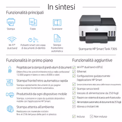 HP Smart Tank Stampante multifunzione 7305 - Vista aggiuntiva 5