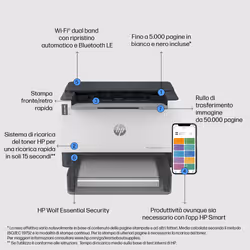 HP LaserJet Stampante Tank 1504w - Vista aggiuntiva 6
