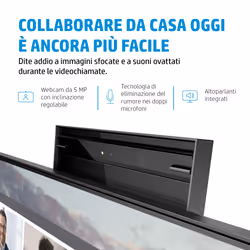 HP E24m G4 FHD USB-C Conferencing Monitor - Vista aggiuntiva 8