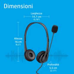 HP Cuffie stereo USB G2 - Vista aggiuntiva 5