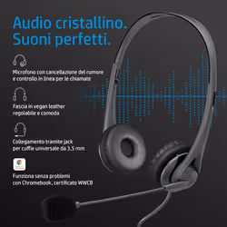 HP Cuffie stereo da 3,5 mm G2 - Vista aggiuntiva 6