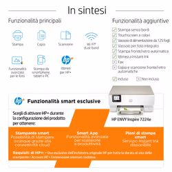 HP ENVY Stampante multifunzione Inspire 7224e - Vista aggiuntiva 5