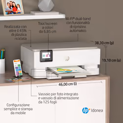 HP ENVY Stampante multifunzione Inspire 7224e - Vista aggiuntiva 6