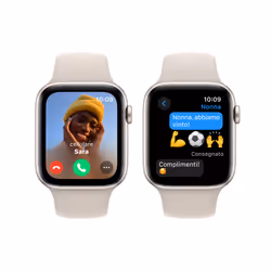Apple Watch SE GPS Cassa 44mm in Alluminio Galassia con Cinturino Sport Galassia - M/L - Vista aggiuntiva 4