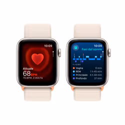 Apple Watch SE GPS Cassa 44mm in Alluminio Galassia con Cinturino Sport Loop Galassia - Vista aggiuntiva 5