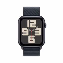 Apple Watch SE GPS Cassa 44mm in Alluminio Mezzanotte con Cinturino Sport Loop Mezzanotte - Vista aggiuntiva 2