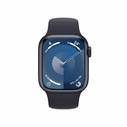 Apple Watch Series 9 GPS + Cellular Cassa 41mm in Alluminio Mezzanotte con Cinturino Sport Mezzanotte - M/L - Vista aggiuntiva 2