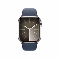 Apple Watch Series 9 41mm Digitale 352 x 430 Pixel Touch screen 4G Argento Wi-Fi GPS (satellitare)