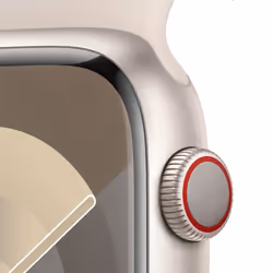 Apple Watch Series 9 GPS + Cellular Cassa 45mm in Alluminio Galassia con Cinturino Sport Galassia - S/M - Vista aggiuntiva 3
