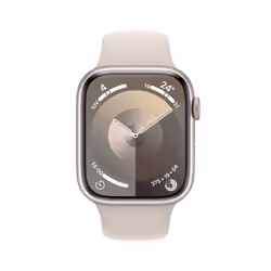 Apple Watch Series 9 GPS + Cellular Cassa 45mm in Alluminio Galassia con Cinturino Sport Galassia - M/L - Vista aggiuntiva 2