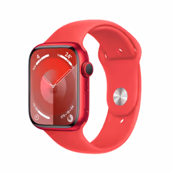 Apple Watch Series 9 GPS Cassa 45m in Alluminio (PRODUCT)RED con Cinturino Sport Band (PRODUCT)RED - S/M, Touch screen, 64 GB ...
