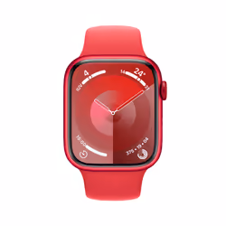 Apple Watch Series 9 GPS Cassa 45m in Alluminio (PRODUCT)RED con Cinturino Sport Band (PRODUCT)RED - S/M