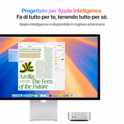 Apple Mac mini - Chip M4 10‑core CPU, 10‑core GPU, 16GB, 512 GB SSD - Vista aggiuntiva 4