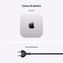 Apple Mac mini - Chip M4 10‑core CPU, 10‑core GPU, 16GB, 512 GB SSD - Vista aggiuntiva 8