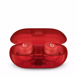 Apple Beats Solo Buds - Auricolari true wireless - Rosso trasparente - Vista aggiuntiva 5