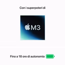 Apple MacBook Air 15'' M3 chip con core 8 CPU e core 10 GPU, 8GB, 512 GB SSD Galassia - Vista aggiuntiva 4