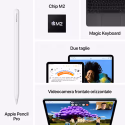 Apple iPad Air 13'' Wi-Fi + Cellular 512 GB - Blu - Vista aggiuntiva 8