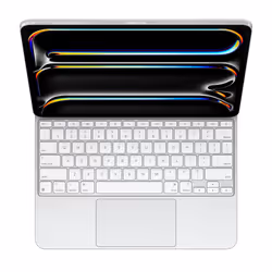 Apple Magic Keyboard per iPad Pro 13" (M4) - Inglese (USA) - Bianco - Vista aggiuntiva 2