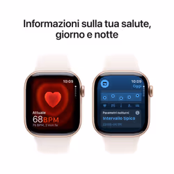 Apple Watch Series 10 Serie 10 GPS + Cellular 42mm Cassa in Alluminio color Oro Rosa con Light Blush Sport Band - M/L - Vista aggiuntiva 5