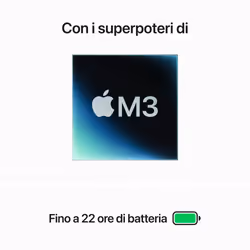 Apple MacBook Pro 14'' M3 chip con 8‑core CPU e 10‑core GPU, 16GB, 1 TB SSD - Argento - Vista aggiuntiva 4
