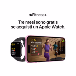 Apple Watch SE GPS 44mm Cassa Alluminio Mezzanotte con Mezzanotte Sport Band - S/M - Vista aggiuntiva 8