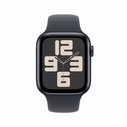 Apple Watch SE OLED 44mm Digitale 368 x 448 Pixel Touch screen 4G Nero Wi-Fi GPS (satellitare)
