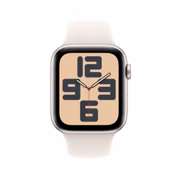 Apple Watch SE OLED 44mm Digitale 368 x 448 Pixel Touch screen 4G Beige Wi-Fi GPS (satellitare)