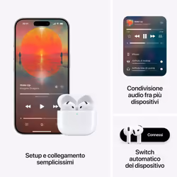 Apple AirPods (4th generation) AirPods 4 con Active Noise Cancellation - Vista aggiuntiva 8