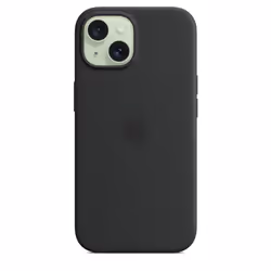 Apple Custodia MagSafe in silicone per iPhone 15 - Nero - Vista aggiuntiva 4