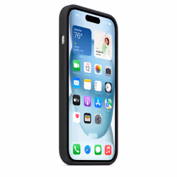 Apple Custodia MagSafe in silicone per iPhone 15 - Nero - Vista aggiuntiva 7