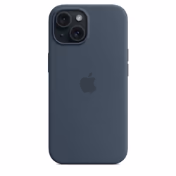 Apple Custodia MagSafe in silicone per iPhone 15 - Blu tempesta - Vista aggiuntiva 5