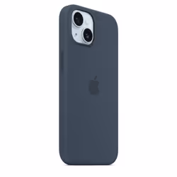 Apple Custodia MagSafe in silicone per iPhone 15 - Blu tempesta - Vista aggiuntiva 6
