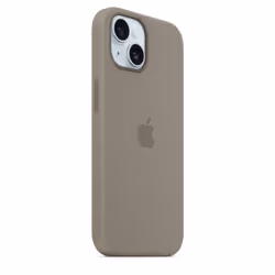 Apple Custodia MagSafe in silicone per iPhone 15 - Grigio creta - Vista aggiuntiva 6