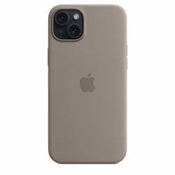 Apple Custodia MagSafe in silicone per iPhone 15 Plus - Grigio creta - Vista aggiuntiva 5