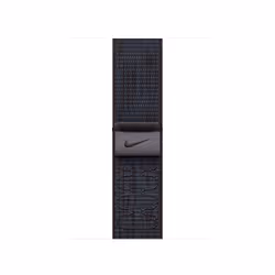 Apple Nike Sport Loop nero/blu (42 mm), Band, Orologio intelligente, Nero, Blu, Apple, Apple Watch Models 38mm 40mm 41mm 42mm ...