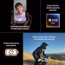 Apple iPhone 16 Pro 128 GB Titanio sabbia - Vista aggiuntiva 7